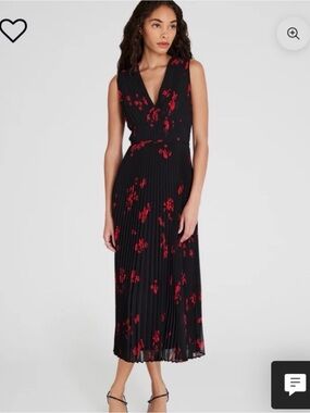 NWT Club Monaco pleated dress